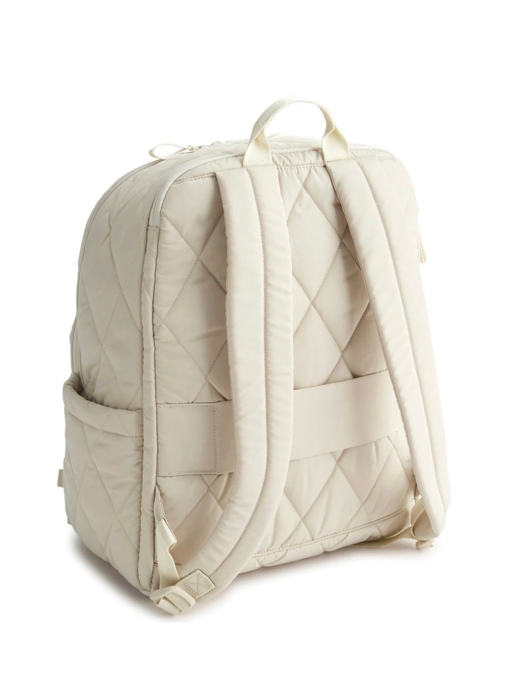 Vera Bradley Quilted Cream Backpack - Picture 3 of 8